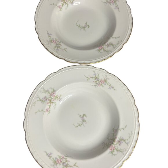 Vintage Royal Jackson Sandra Fine China Platter and Bowl Set of 8 Pieces - Picture 6 of 7